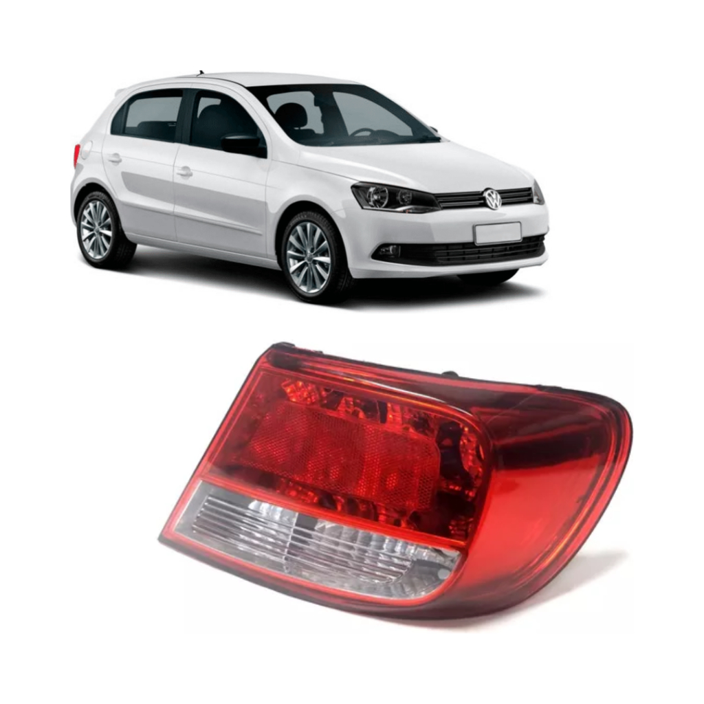 Lanterna traseira direita Volkswagen Gol G5 2008 2009 2010 2011 2012 ...