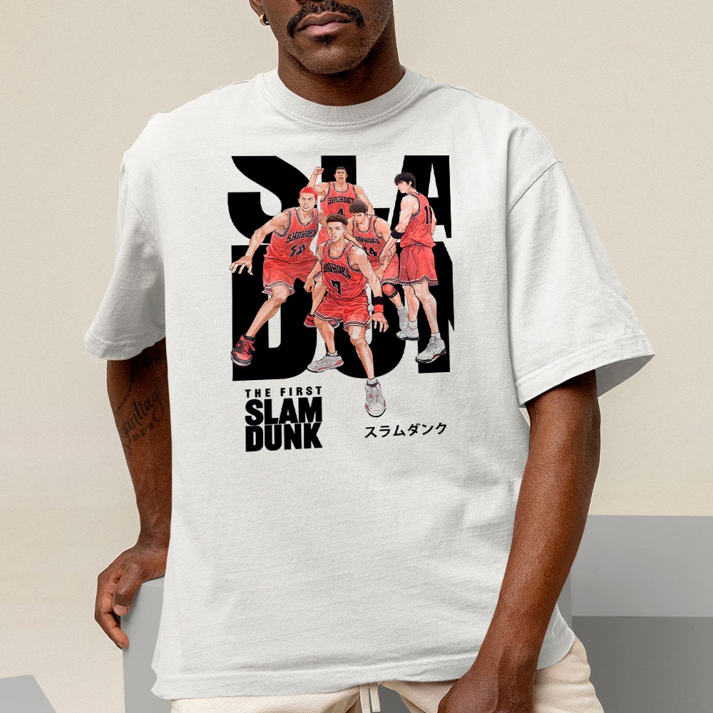Camiseta The First Slam Dunk Shohoku Japanese Anime Geek Unissex
