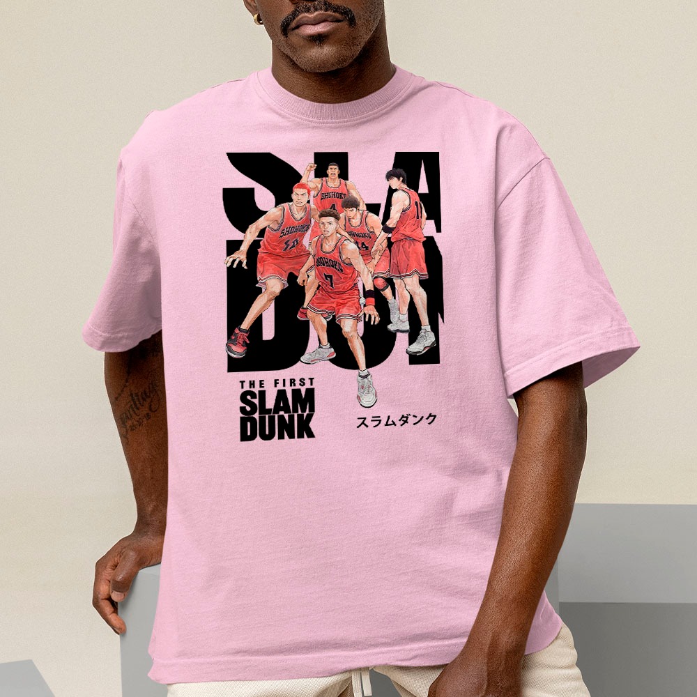 SLAM DUNK　tシャツ Camiseta The First Slam Dunk Shohoku Japanese Anime Geek Unissex