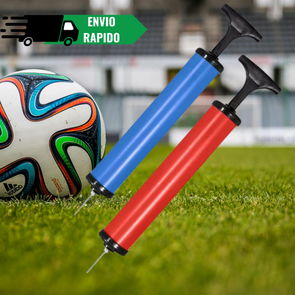 Bomba De Bola Para Inflar Encher Bolas De Futebol Futsal Futvolei ...