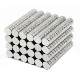Imã Neodímio Disco Magnético Super Forte 6x2mm - 50 Unidades