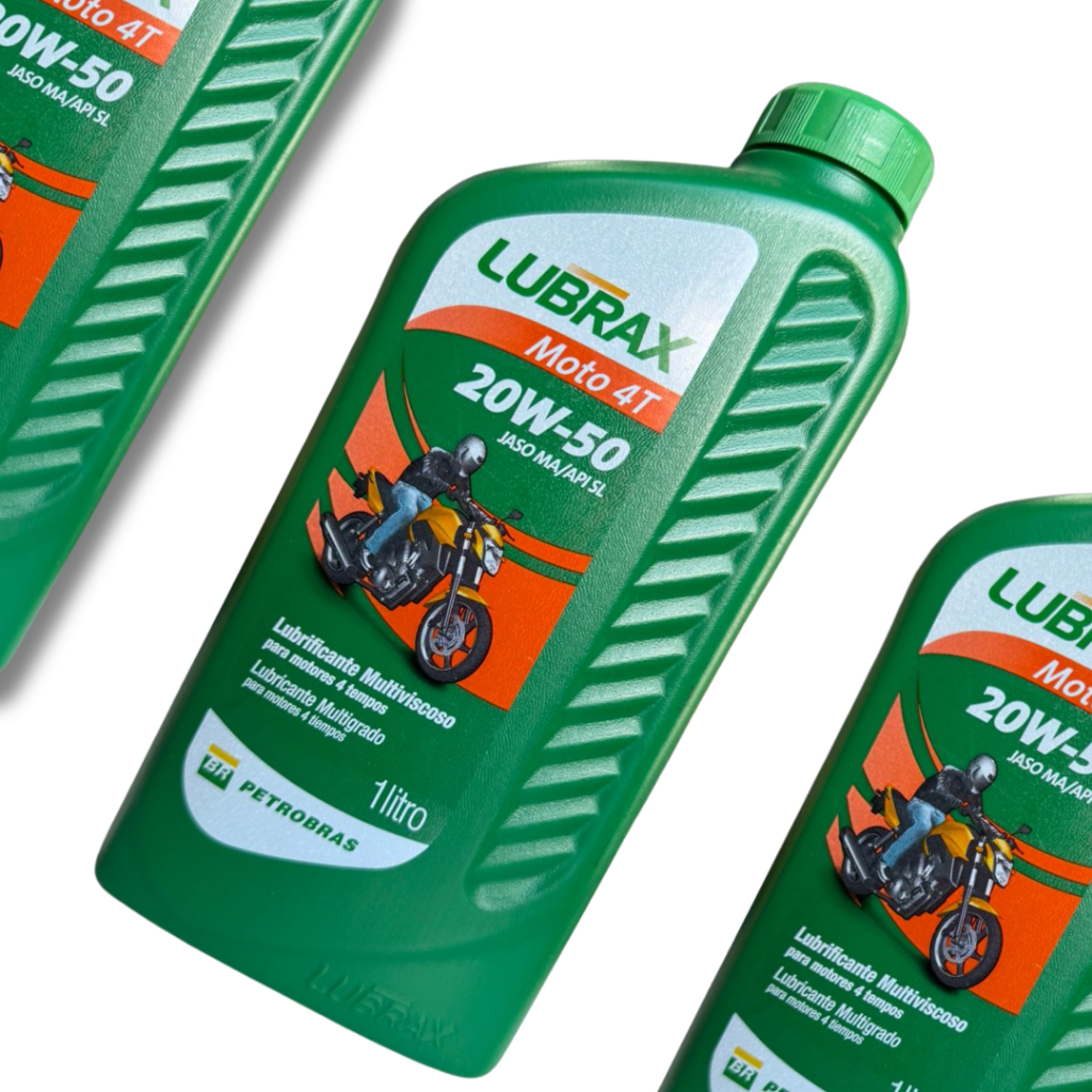 ÓLEO DE MOTO LUBRAX 20W50 4T ESSENCIAL 1lt | Shopee Brasil