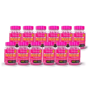 Kit Tratamento 12 Meses Forever Hair Crescimento Capilar em Oferta na Shopee
