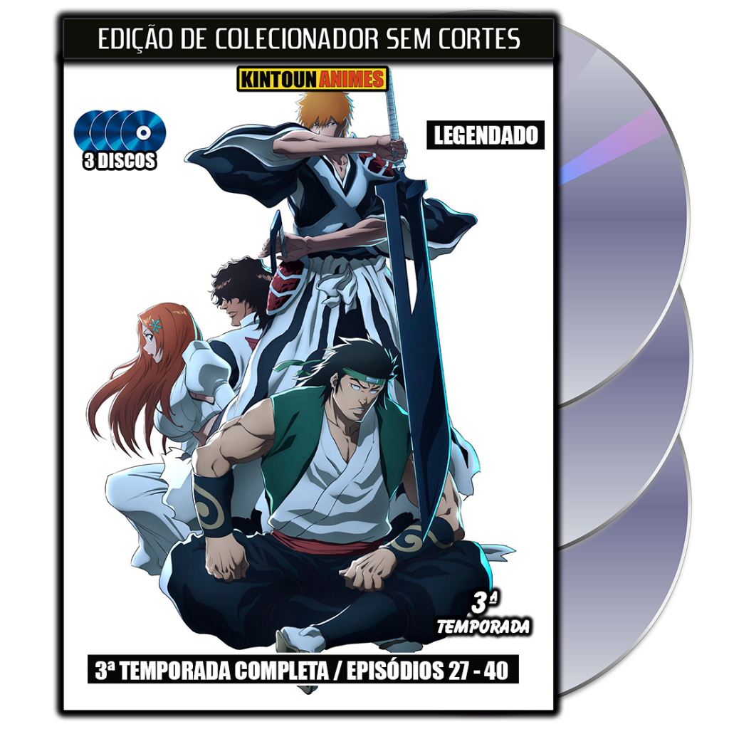 Bleach Thousand Year Blood War 3a Temporada Completa Em Dvd | Shopee Brasil