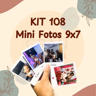 Kit 108 Mini fotos 9x7- Com imã/Sem imã+ ENVIO RÁPIDO