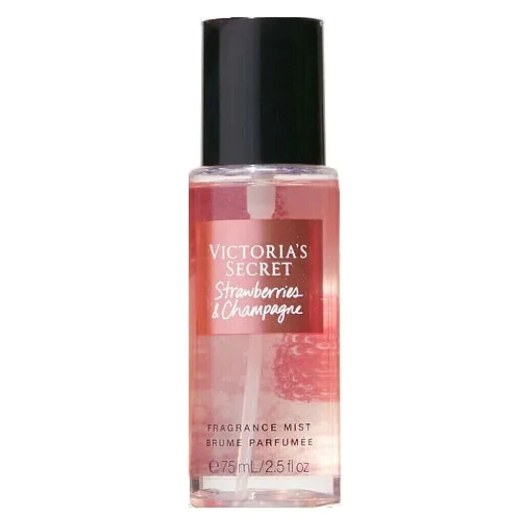 Mini Body Splash Victoria's Secret Strawberry & Champagne 75ml | Shopee ...