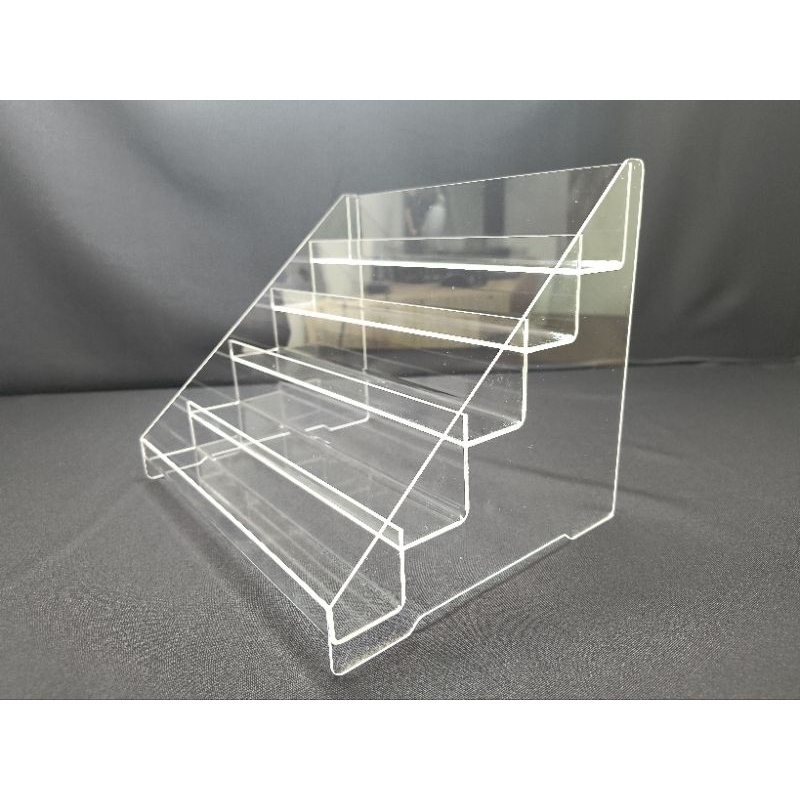 expositor de esmalte de acrilico transparente