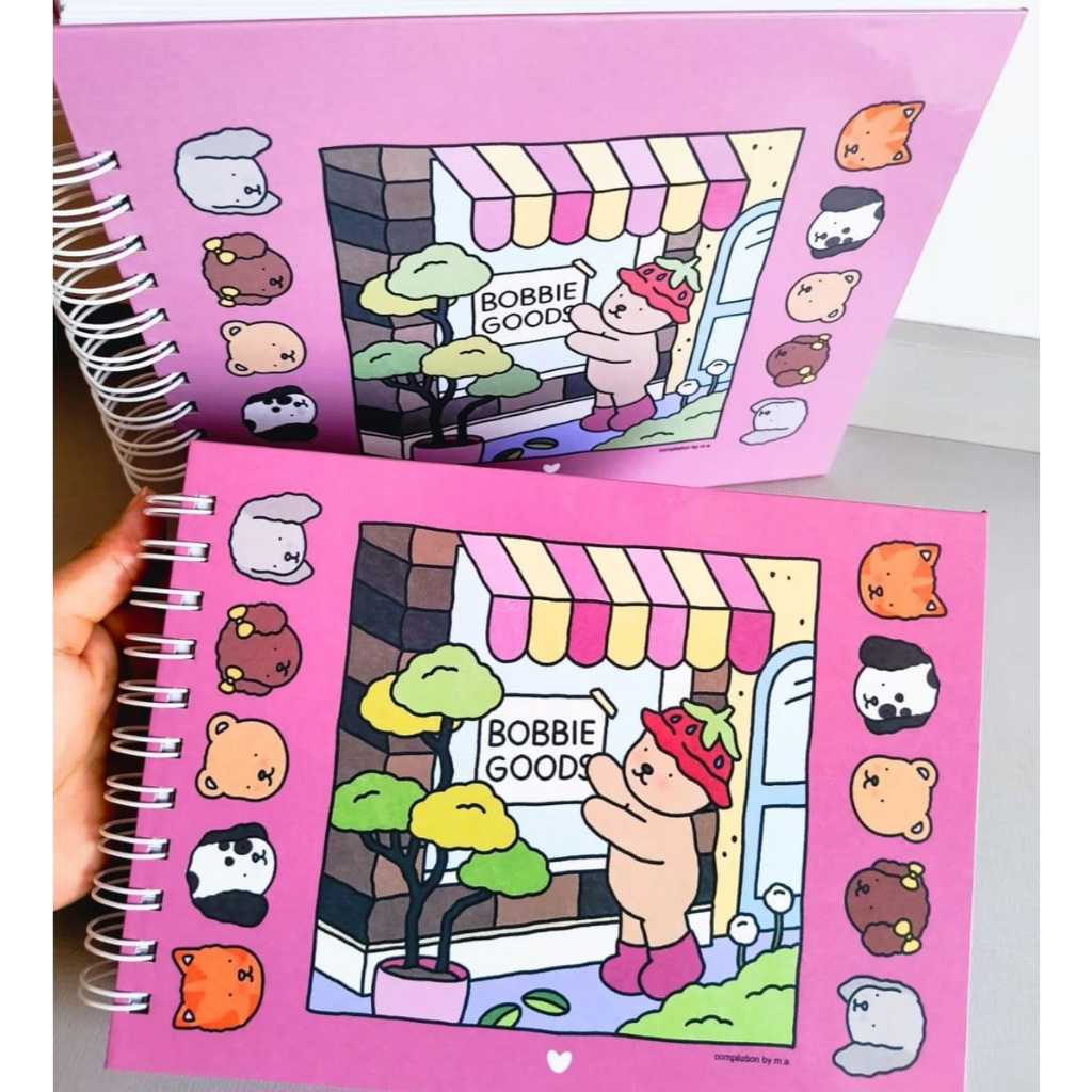 Livro de colorir Bobbie Goods A5 - 180 Gramatura- Caderno de desenho ...