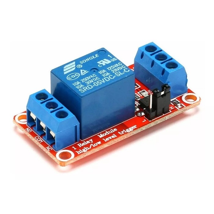 Modulo rele 1 canal 5v 10amper com acoplador optico isolador | Shopee ...