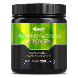 Creatina Monohidratada 250g ou 100g - Growth Suplementos 100% Pura