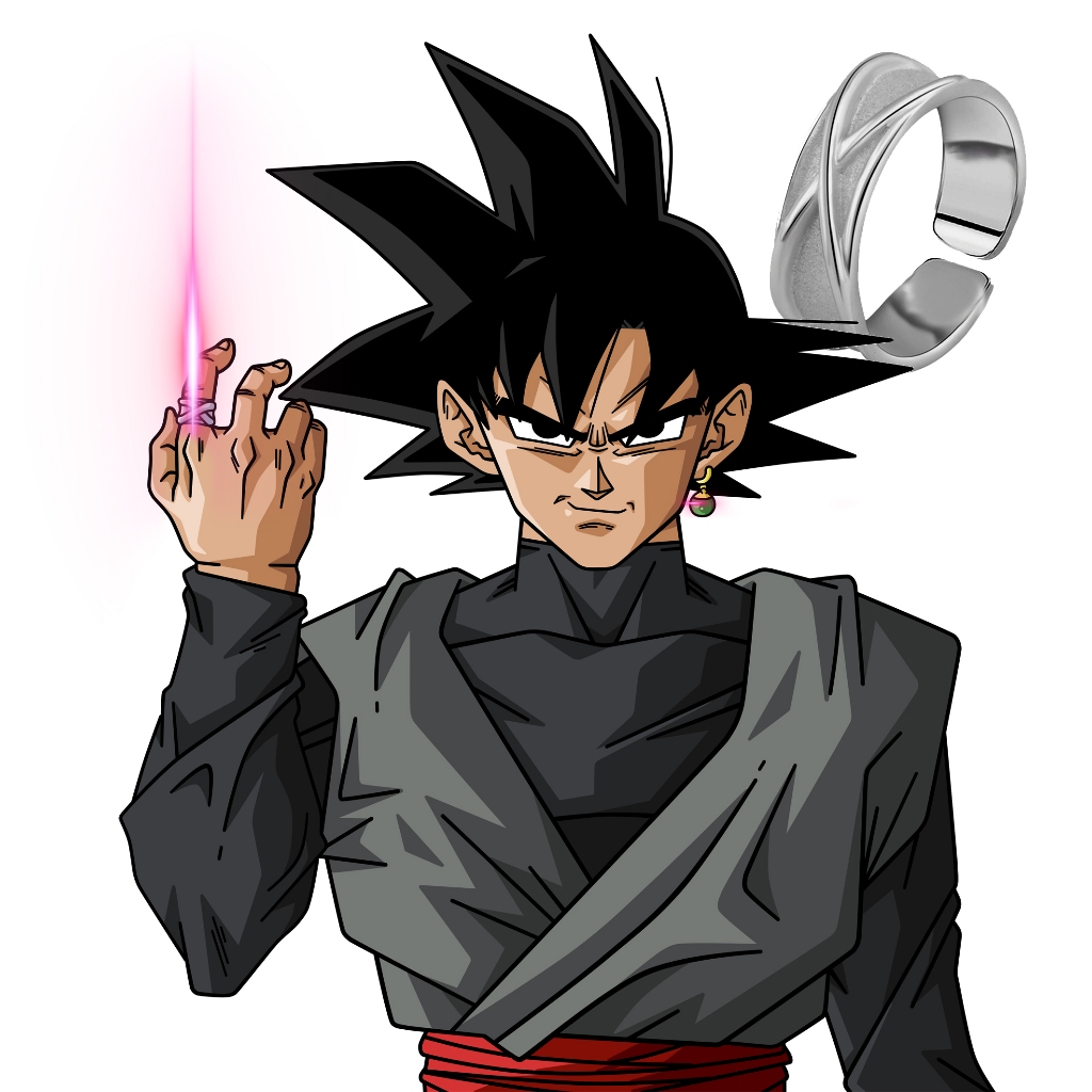 Dragon Ball Super Anel Tempo Zamasu Goku Black Cosplay Carnaval Halloween