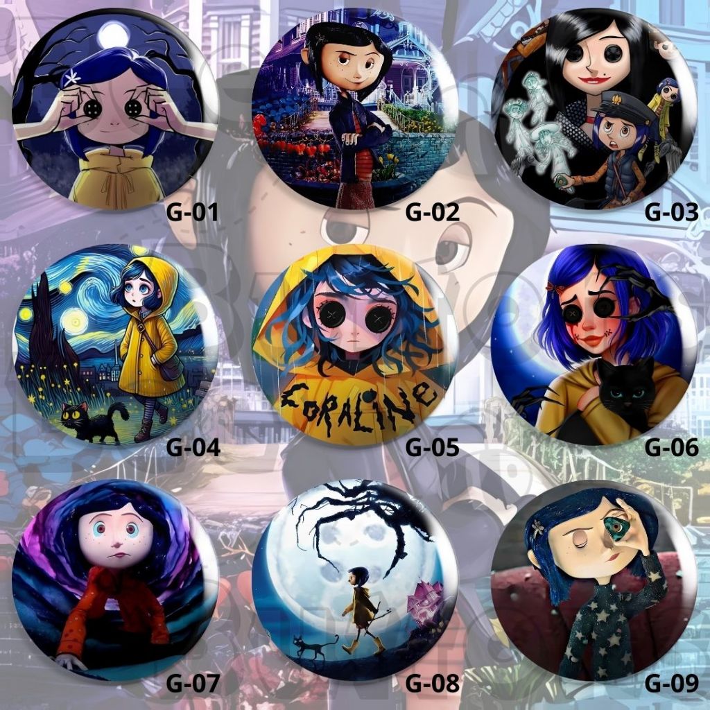 Bottons CORALINE - Boton / Button / Botum / Broche / Pin - 3,8cm e 5 ...