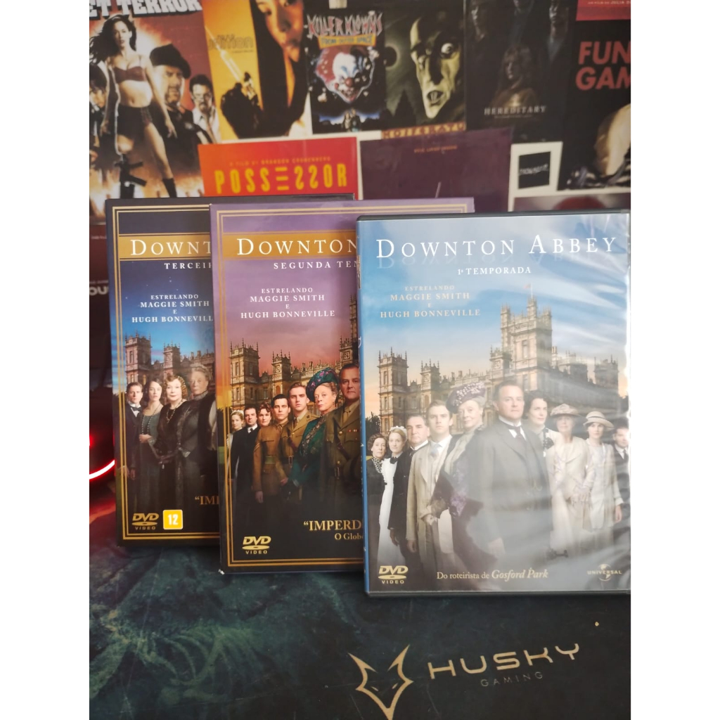 Dvds Downton Abbey 1 a 3 temporada | Shopee Brasil