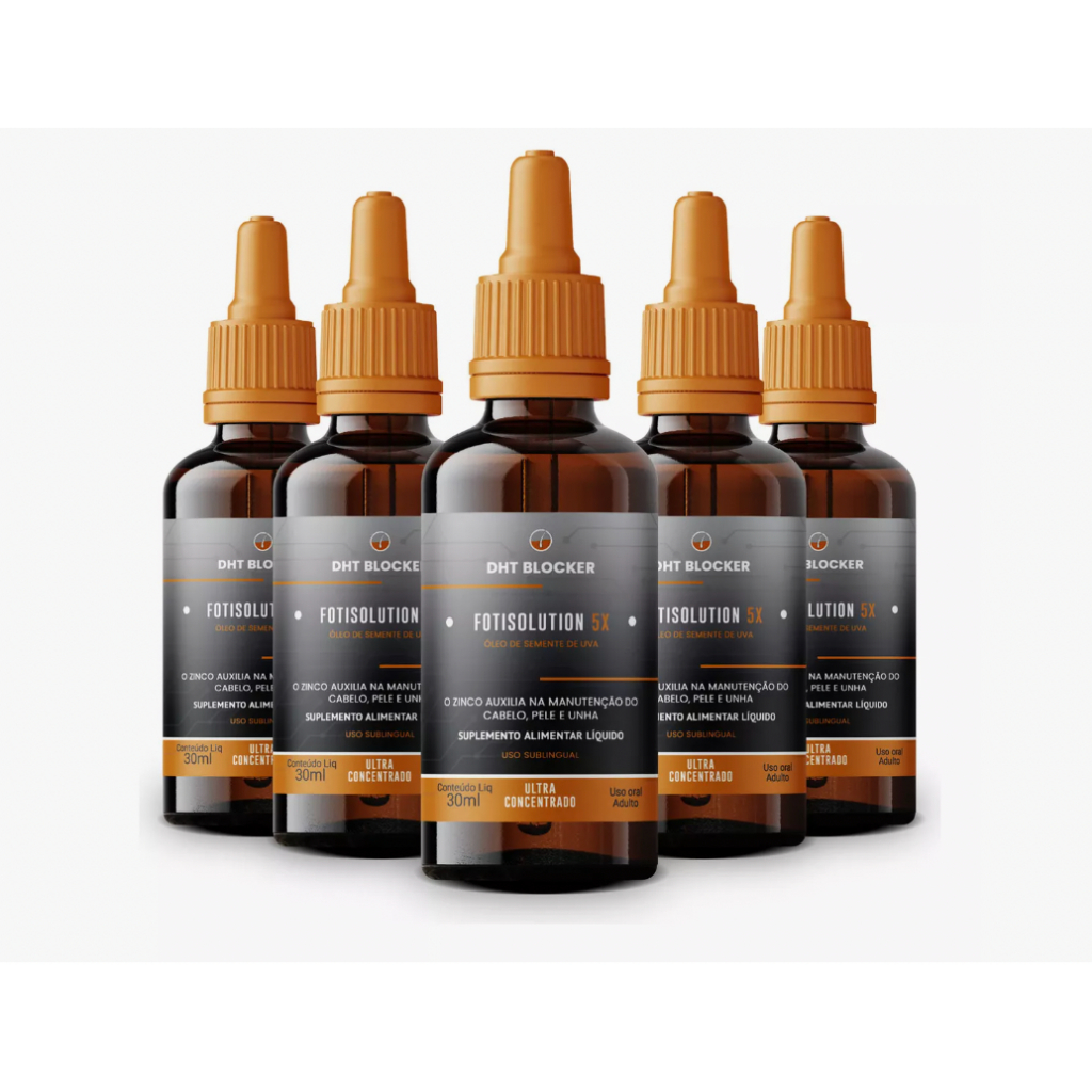 DHTBLOCKER ORIGINAL 5 FRASCOS | Shopee Brasil