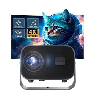 NOVO Home Projetor A10 Android TV 4K Dual Band WIFI 6.0 Bluetooth 5.0 Cinema Portátil Escritório Sala