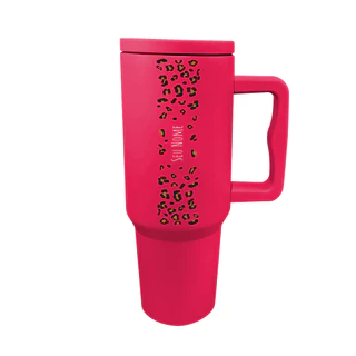 Copo Com Canudo Térmico de 1200ml Personalizado De Oncinha Com O Seu Nome [C-036]