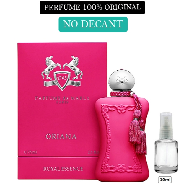 PARFUMS DE MARLY❤️ ORIANA オリアナ EDP 10 ml Perfume Oriana de Marly edp 10ml + Brinde | Shopee Brasil
