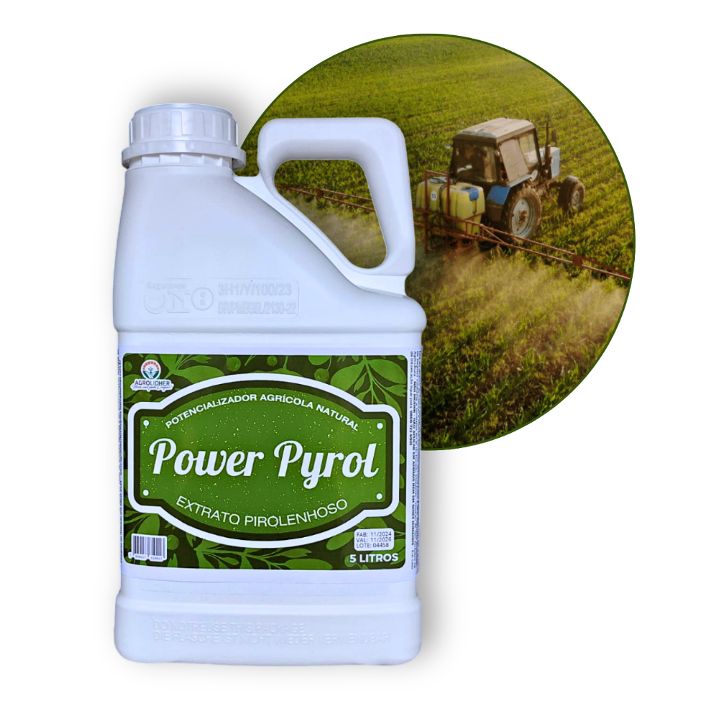 Potencializador Agrícola Concentrado e Natural - Power Pyrol - 5 Litros ...