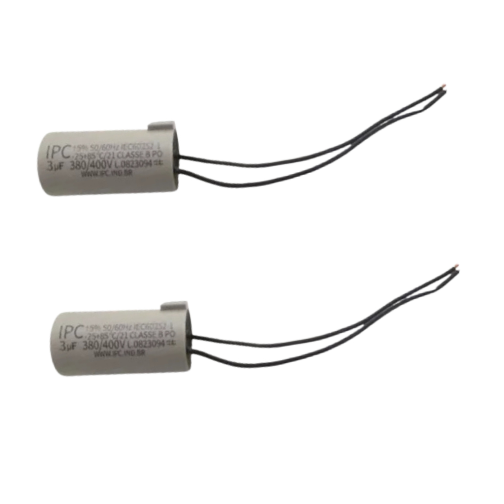 Genuine Clipsal Ceiling Fan Speed Capacitor - 1.6uF + 2.3uF, 3-Wire, Made In Australia