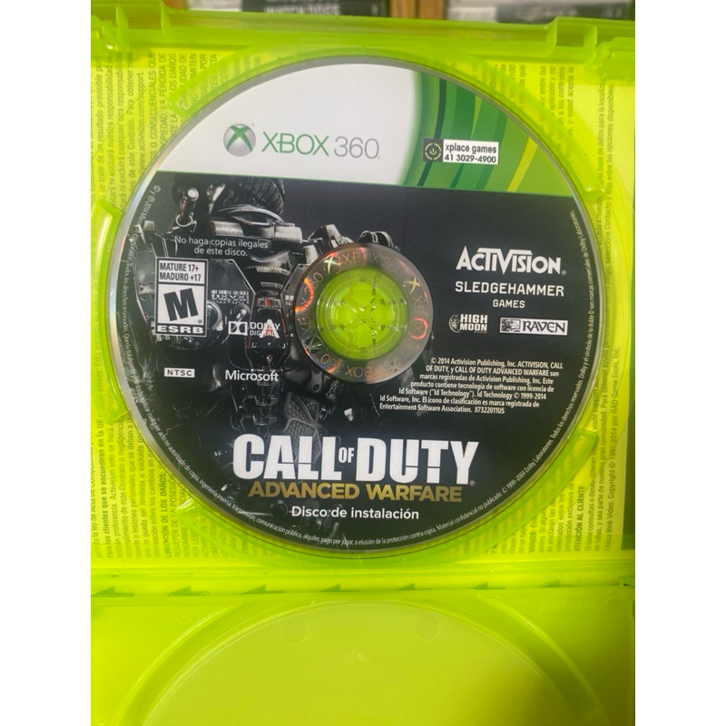 Call Of Duty Advanced Warfare X Box 360 | Shopee Brasil
