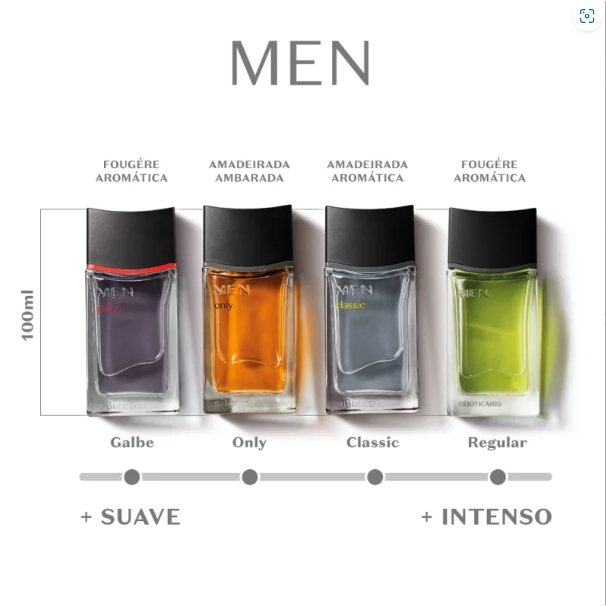 Men Desodorante Colônia 100ml