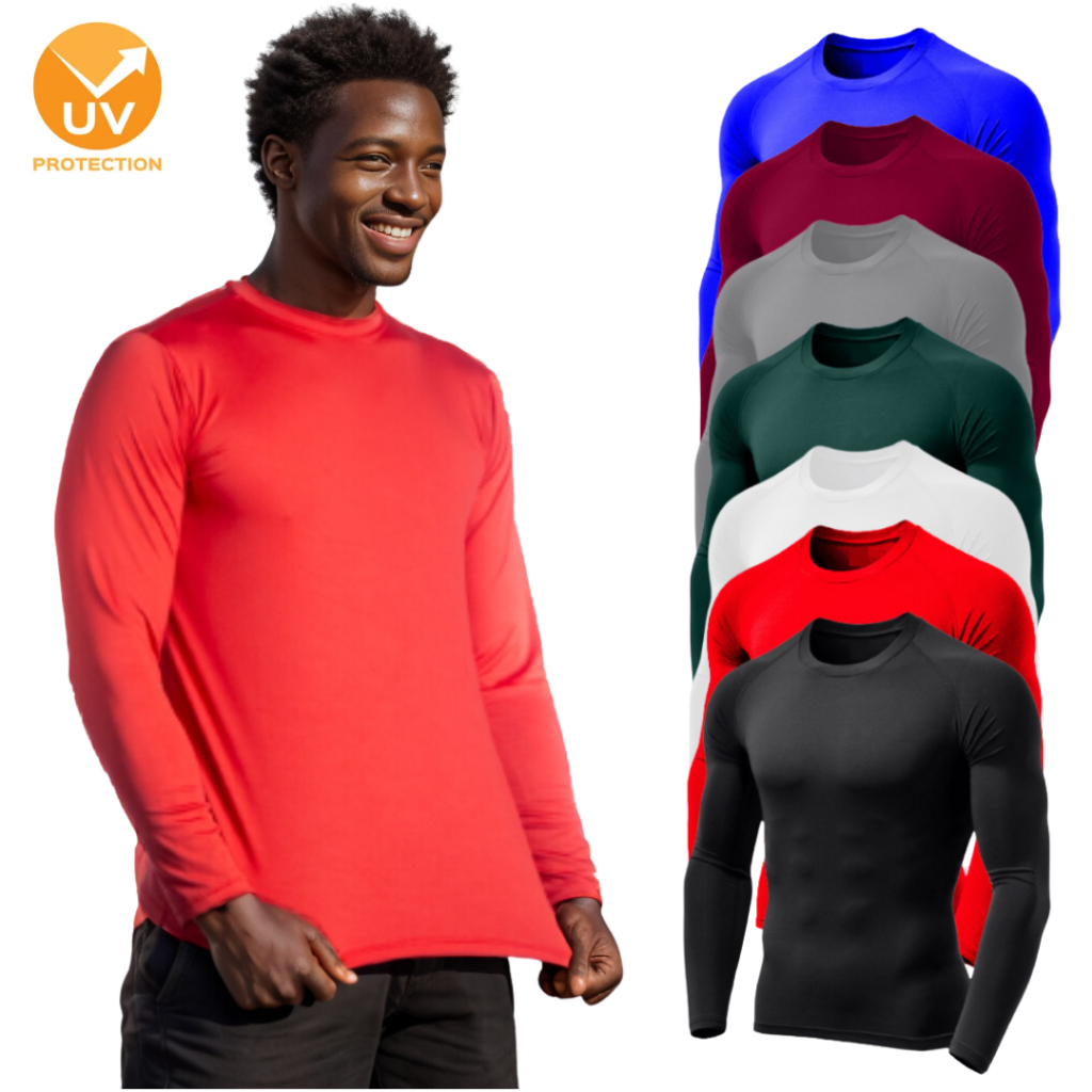 Camiseta Segunda Pele Proteção Solar Uv50 Praia Verão Todas as Cores