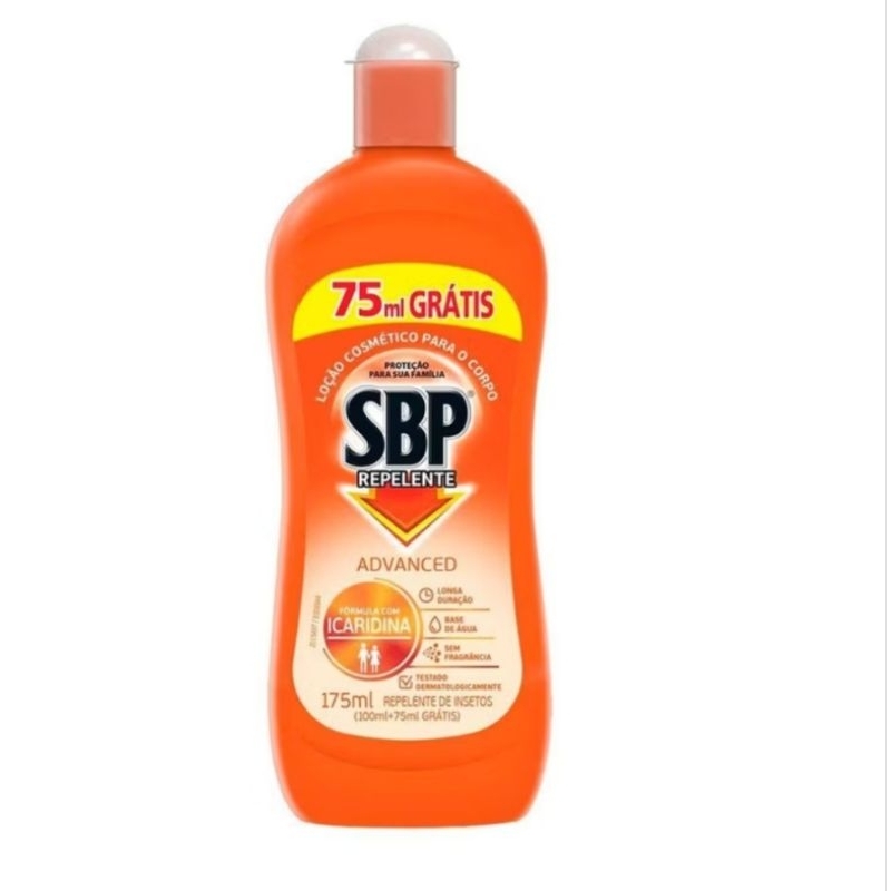 Repelente loção corporal SBP fórmula com icaridina 175 ml | Shopee Brasil