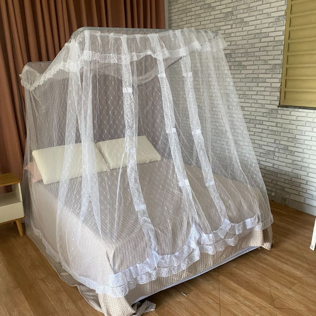 Mosquiteiro Casal Completo com Armação | Shopee Brasil