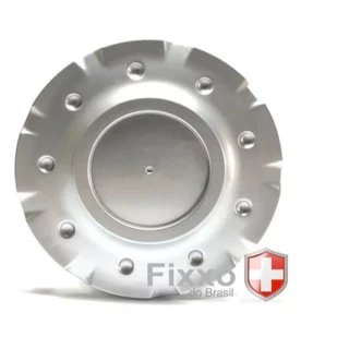 4 Calotinha Centro Miolo Tampa Roda Esportiva Brw600 Prata