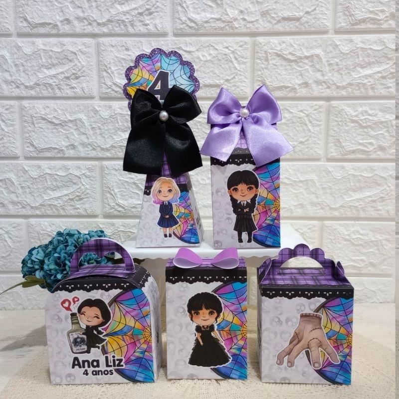 Kit Festa Wandinha Cute Personalizados - Lembrancinhas Mimos Para Festa 