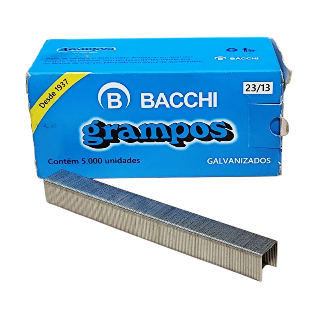 Grampo 23/13 Galvanizado Para Grampeador Profissional de 240 folhas ...