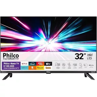 Smart TV 32" Philco Led PTV32G7PR2CGB Roku TV Dolby Audio