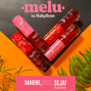 Lip Tint Melu Ruby Rose D-pantenol E Longa Duração em Oferta na Shopee