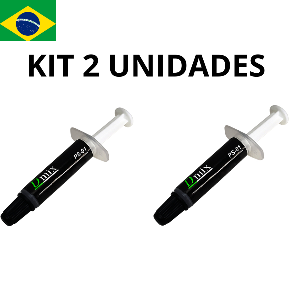 Pasta térmica Dmix 1g / 5g / 10g / 30g Computadores, PC Gamer, Placas de Vídeo, Notebooks, PS4 e Xbox — imagem 2