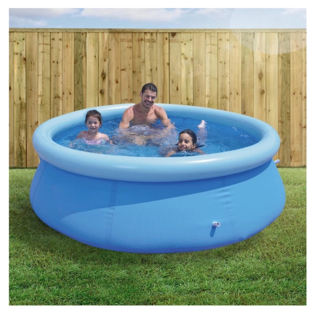 Piscina Infantil Inflável Grande Redonda Portátil 2490 Litros Fácil de ...
