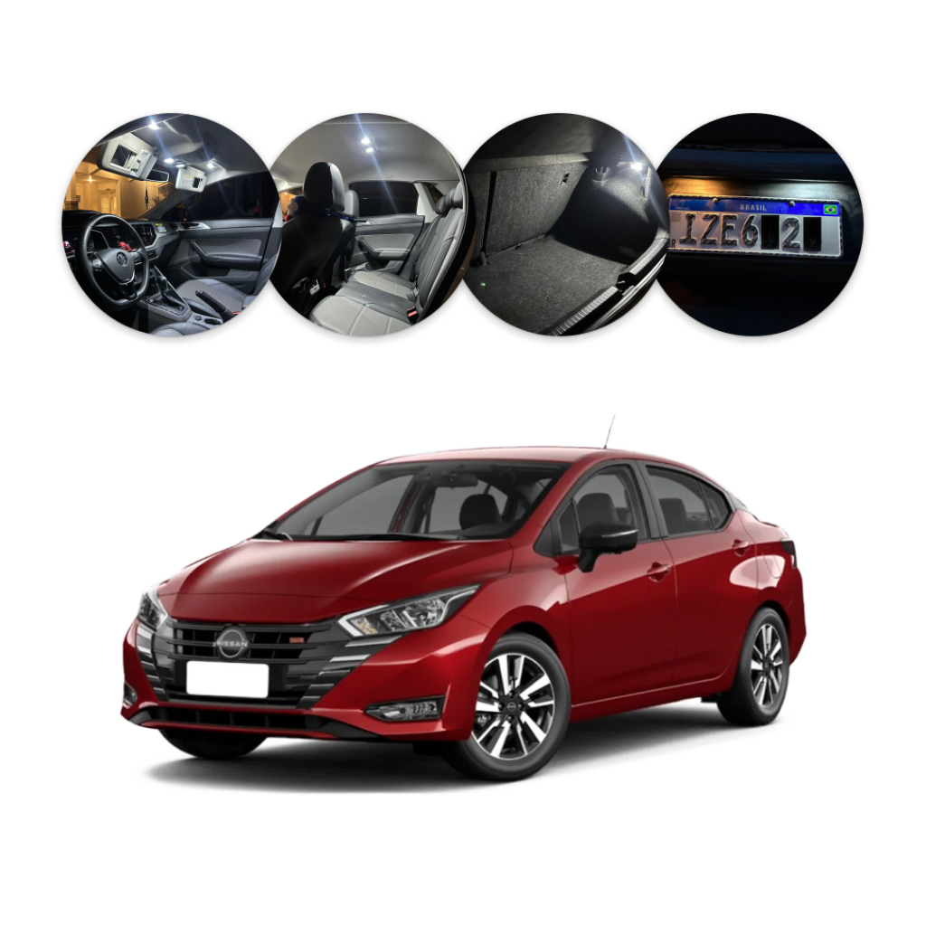 Kit Led Premium Interna Nissan Versa 2022 até 2025 - Canbus | Shopee Brasil