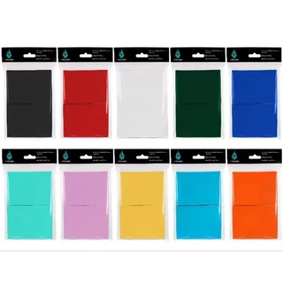 Pacote de 50 Sleeves Foscos Coloridos Protetores de Cartas (Pokemon TCG, Magic, OnePiece)