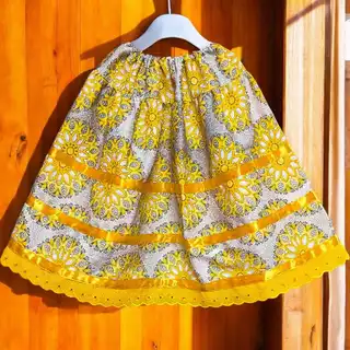 Saia Infantil - Roupa de Terreiro - Umbanda e Candomblé
