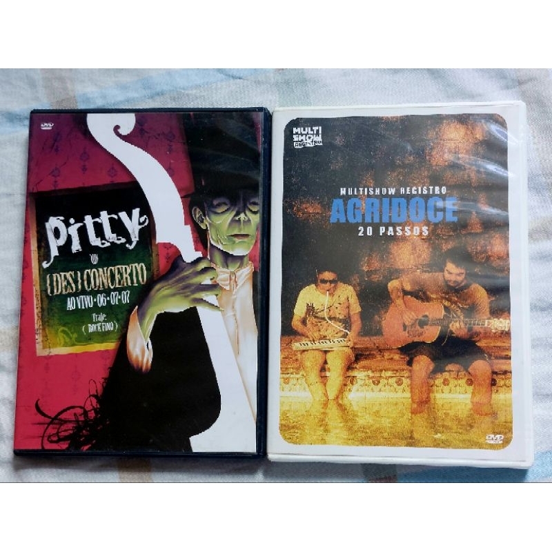dvd pitty Desconcerto ao vivo 2007 + agridoce 20 passos multishow ...