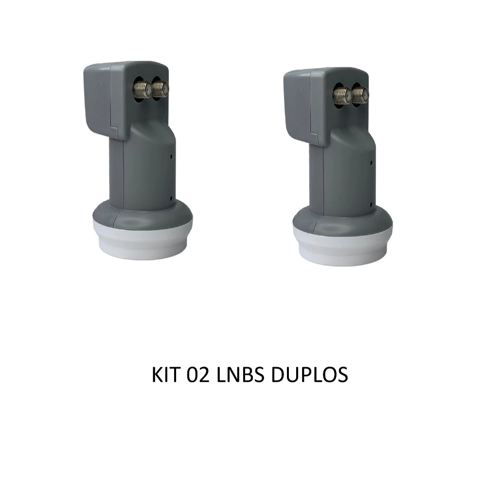 kit 02 Lnbs Duplo Universal Lnbf Hd Ku Novo | Shopee Brasil