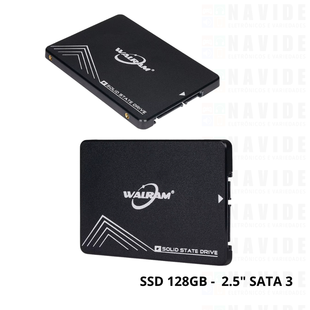 HD SSD de 128GB Walram 2.5 Sata III 6Gb/s, fácil instalação em ...