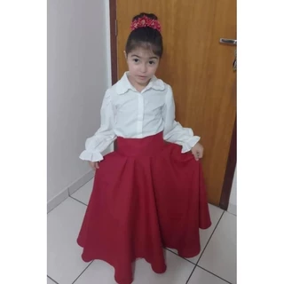 Saia de Prenda/Gaúcha infantil