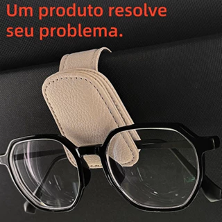 Caixa de armazenamento de óculos de carro, clipe de armazenamento multifuncional para viseira solar de carro em Oferta na Shopee