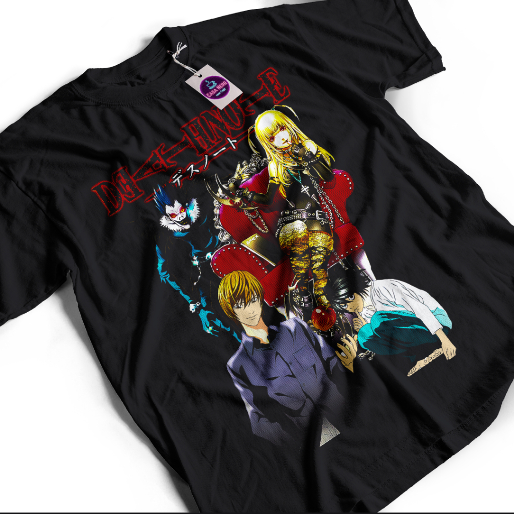 Camiseta T-Shirt Death Note Shinigami Animê Unissex Masculina Feminina ...
