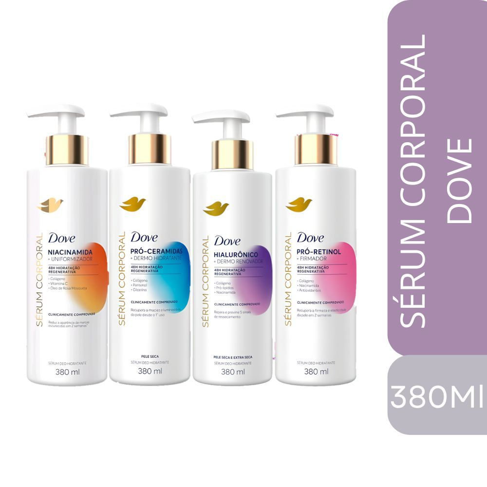 Creme Sérum Corporal Dove - Todos os Tipos de Pele 380 ML | Shopee Brasil