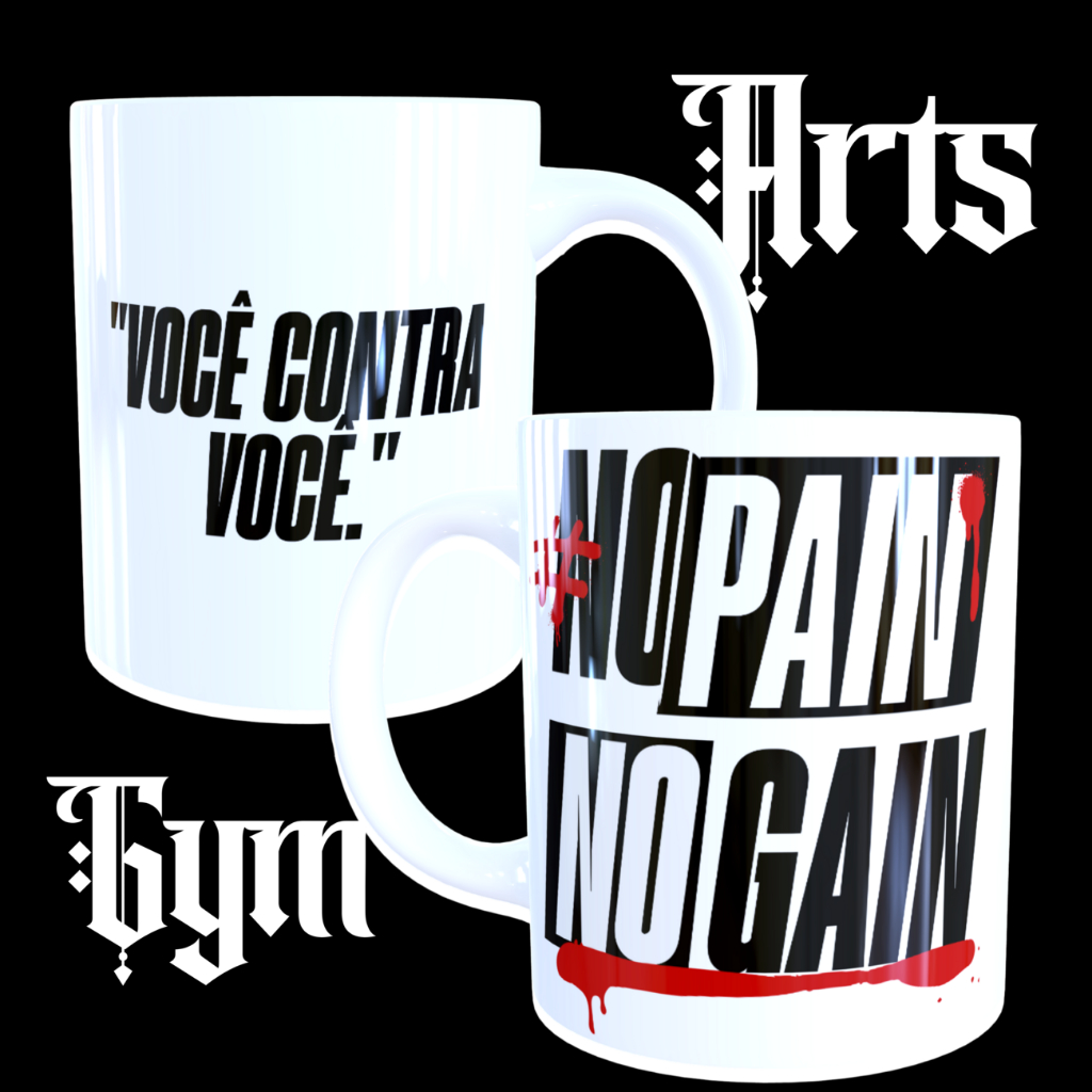 Caneca No Pain No Gain Shopee Brasil