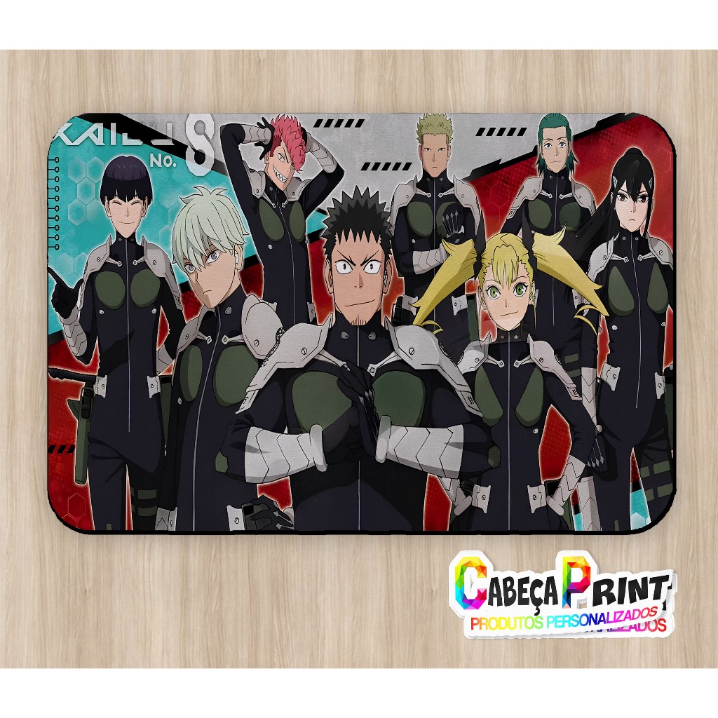 Mouse pad 20x28 Kaiju N.° 8 | Shopee Brasil
