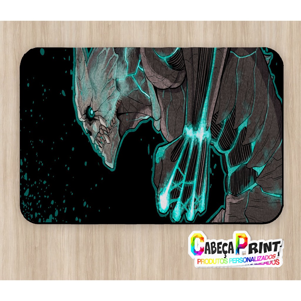 Mouse pad 20x28 Kaiju N.° 8 | Shopee Brasil