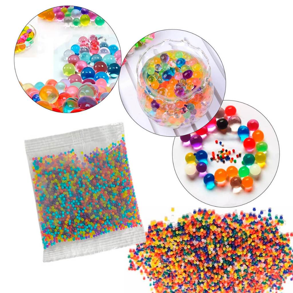 Bolinhas de Gel Coloridas, 1 Pac Refil com 5.000 Bolinhas + Nota fiscal ...