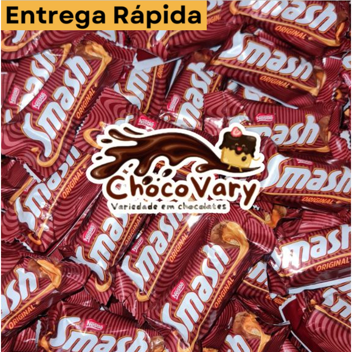 Bombom Smash Nestlé 500g c/25 unidades